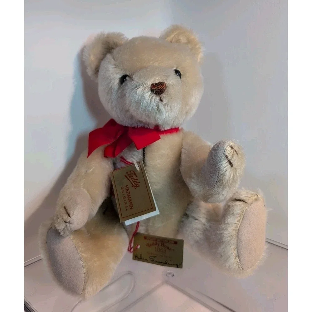HERMANN Made In Germany Mohair Teddy Bear‎ Signed by HELEN SIEVERLING 1063of3000